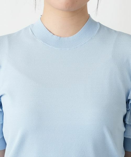 Leilian / レリアン ニット・セーター | 【店舗人気】フリルスリーブハイネックニット | 詳細10