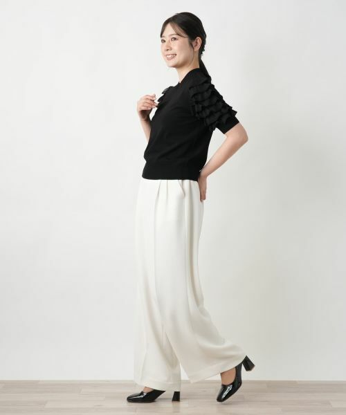 Leilian / レリアン ニット・セーター | 【店舗人気】フリルスリーブハイネックニット | 詳細2