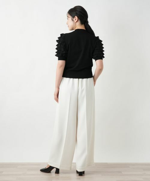 Leilian / レリアン ニット・セーター | 【店舗人気】フリルスリーブハイネックニット | 詳細3