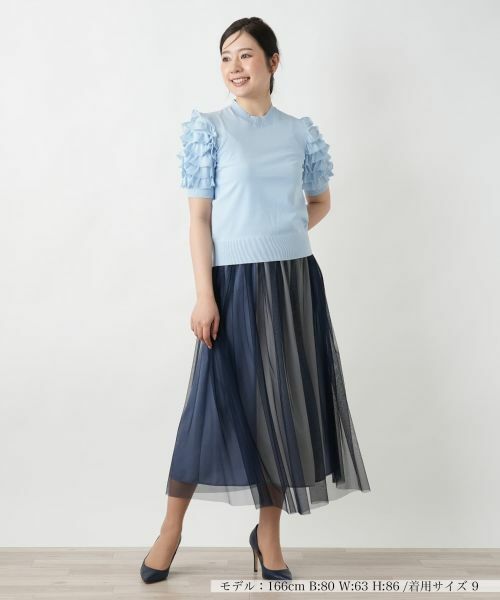 Leilian / レリアン ニット・セーター | 【店舗人気】フリルスリーブハイネックニット | 詳細4