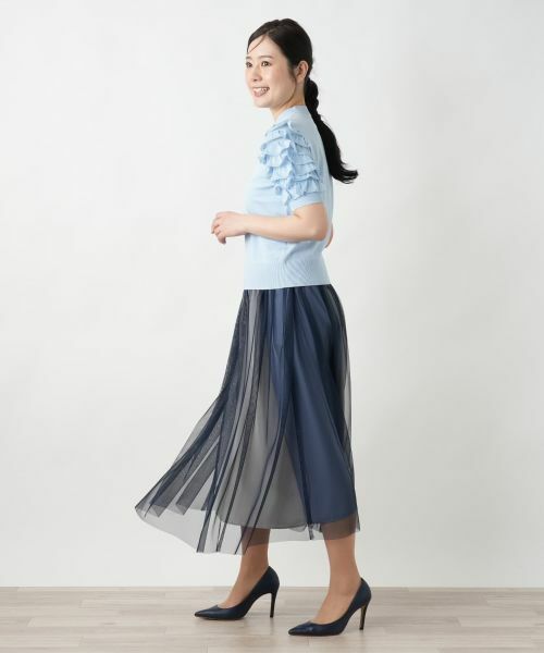 Leilian / レリアン ニット・セーター | 【店舗人気】フリルスリーブハイネックニット | 詳細5