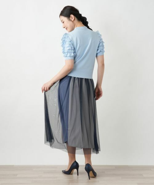 Leilian / レリアン ニット・セーター | 【店舗人気】フリルスリーブハイネックニット | 詳細6