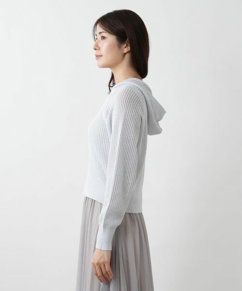 Leilian / レリアン カーディガン・ボレロ | 【店舗人気】ラメフーデッドカーディガン | 詳細11