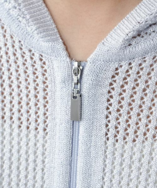 Leilian / レリアン カーディガン・ボレロ | 【店舗人気】ラメフーデッドカーディガン | 詳細17