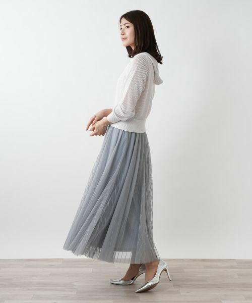 Leilian / レリアン カーディガン・ボレロ | 【店舗人気】ラメフーデッドカーディガン | 詳細5