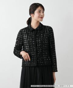 Leilian / レリアン テーラードジャケット | 千鳥格子柄ジャケット