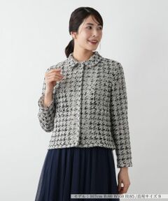 Leilian / レリアン テーラードジャケット | 千鳥格子柄ジャケット