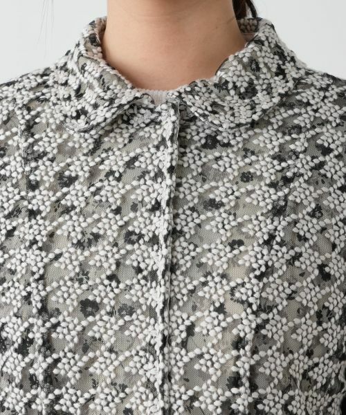 Leilian / レリアン テーラードジャケット | 千鳥格子柄ジャケット | 詳細10