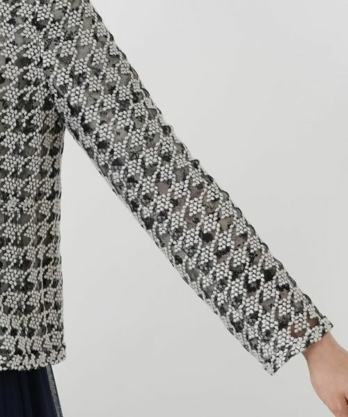 Leilian / レリアン テーラードジャケット | 千鳥格子柄ジャケット | 詳細12