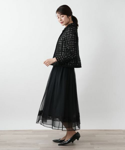 Leilian / レリアン テーラードジャケット | 千鳥格子柄ジャケット | 詳細2