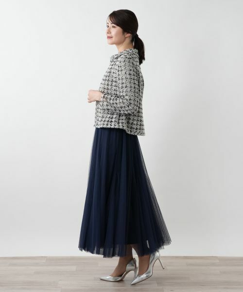 Leilian / レリアン テーラードジャケット | 千鳥格子柄ジャケット | 詳細5