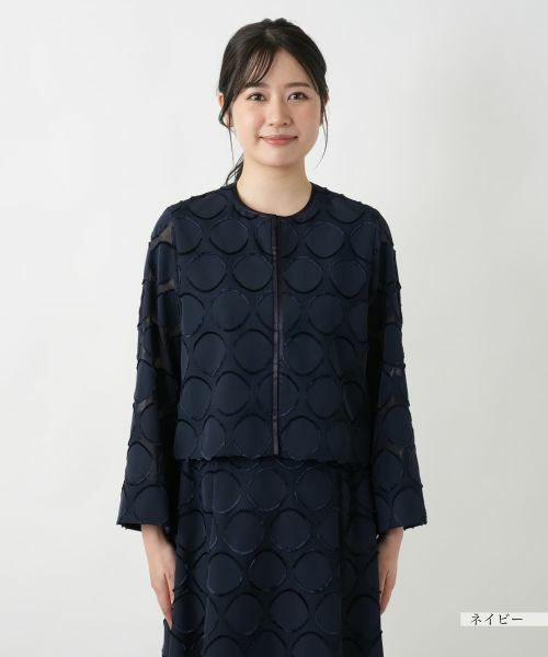 Leilian / レリアン テーラードジャケット | 【店舗人気】ノーカラージャケット | 詳細7