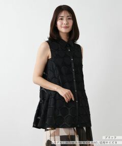 Leilian / レリアン テーラードジャケット | ノースリーブブラウス