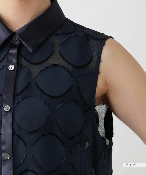 Leilian / レリアン テーラードジャケット | ノースリーブブラウス | 詳細12