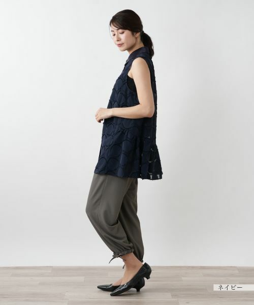 Leilian / レリアン テーラードジャケット | ノースリーブブラウス | 詳細5