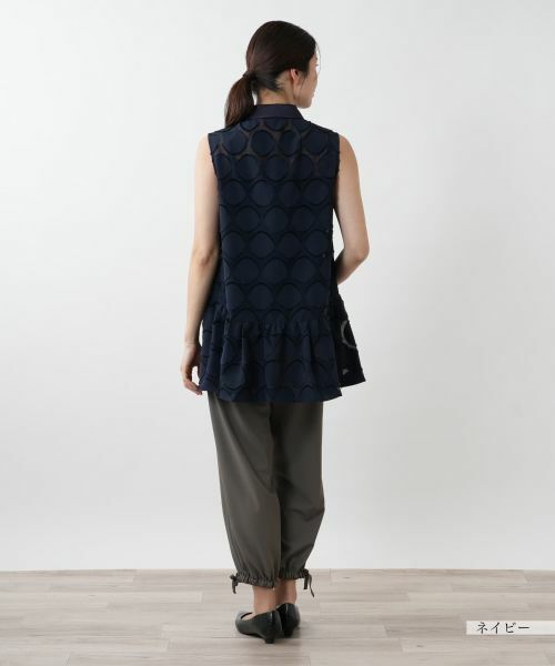 Leilian / レリアン テーラードジャケット | ノースリーブブラウス | 詳細6