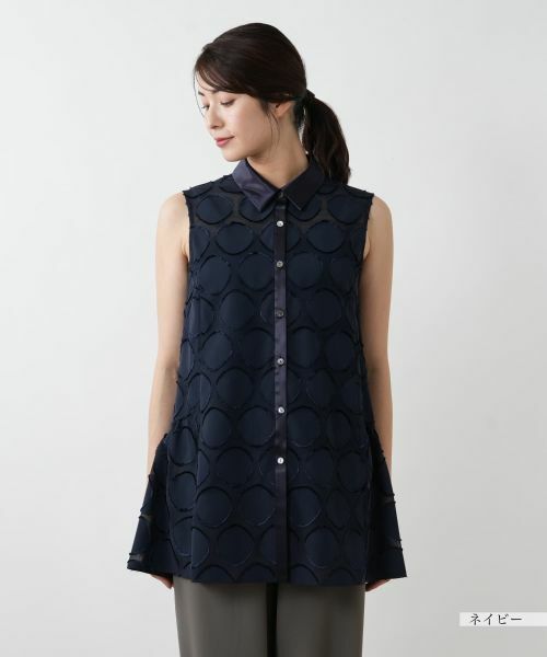 Leilian / レリアン テーラードジャケット | ノースリーブブラウス | 詳細7