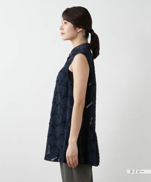 Leilian / レリアン テーラードジャケット | ノースリーブブラウス | 詳細8