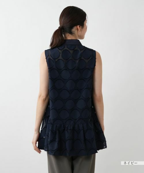 Leilian / レリアン テーラードジャケット | ノースリーブブラウス | 詳細9