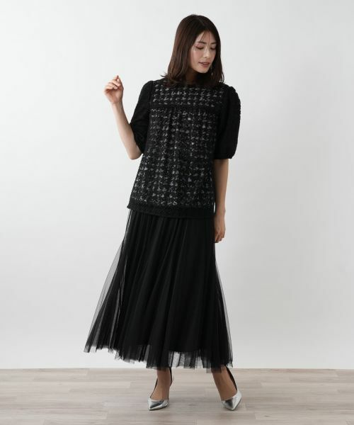 Leilian / レリアン シャツ・ブラウス | 千鳥格子柄フレアブラウス | 詳細1