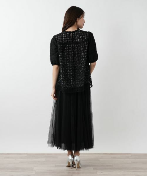 Leilian / レリアン シャツ・ブラウス | 千鳥格子柄フレアブラウス | 詳細3