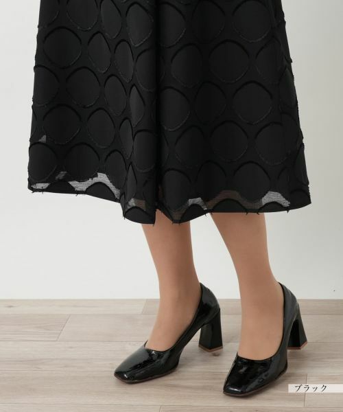 Leilian / レリアン ミニ・ひざ丈スカート | 【店舗人気】サークル柄フレアスカート | 詳細12