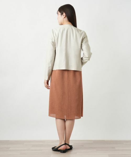 Leilian / レリアン テーラードジャケット | ノーカラージャケット | 詳細3