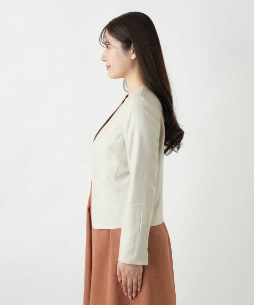 Leilian / レリアン テーラードジャケット | ノーカラージャケット | 詳細5