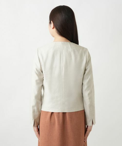 Leilian / レリアン テーラードジャケット | ノーカラージャケット | 詳細6