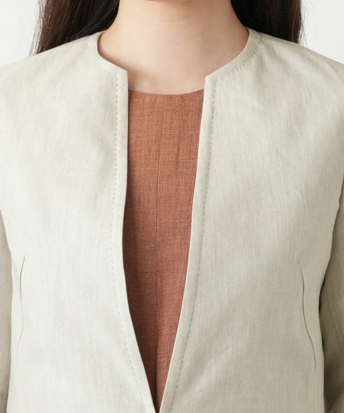 Leilian / レリアン テーラードジャケット | ノーカラージャケット | 詳細7