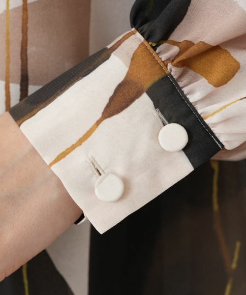 Leilian / レリアン シャツ・ブラウス | 【店舗人気】プリントクルーネックブラウス | 詳細11