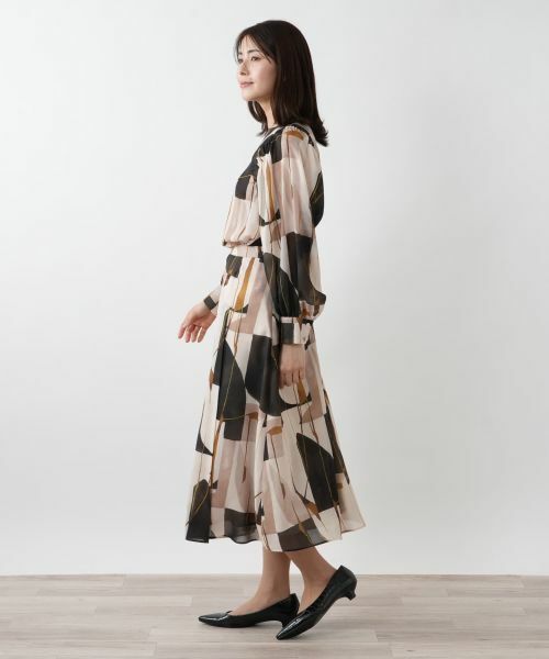 Leilian / レリアン シャツ・ブラウス | 【店舗人気】プリントクルーネックブラウス | 詳細2