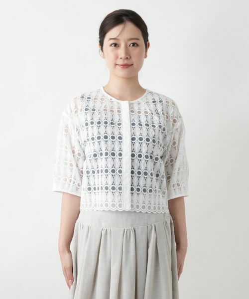 Leilian / レリアン テーラードジャケット | 【店舗人気】レースジャケット | 詳細7