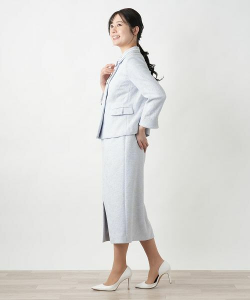 Leilian / レリアン テーラードジャケット | ラメダブルジャケット | 詳細2