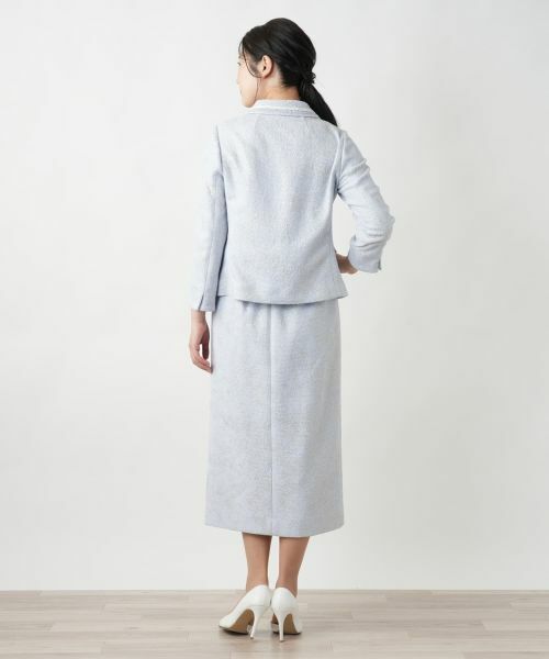 Leilian / レリアン テーラードジャケット | ラメダブルジャケット | 詳細3