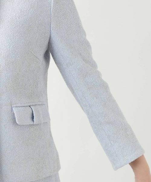 Leilian / レリアン テーラードジャケット | ラメダブルジャケット | 詳細9