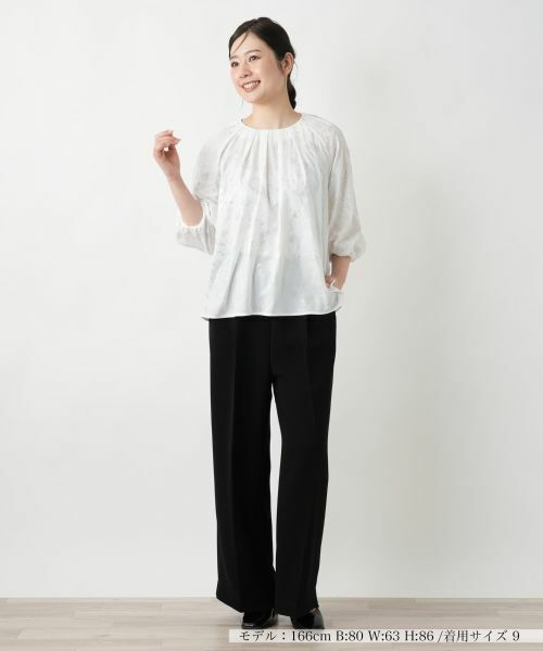 Leilian / レリアン シャツ・ブラウス | 【店舗人気】タックブラウス | 詳細1