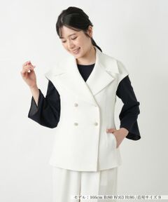 Leilian / レリアン テーラードジャケット | 【店舗人気】ダブルボタンベスト