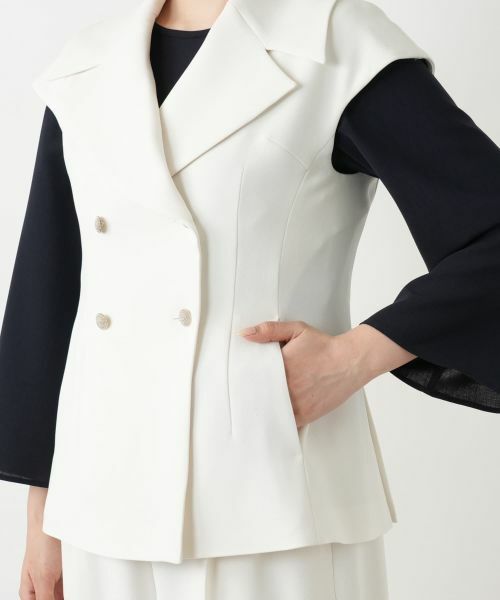Leilian / レリアン テーラードジャケット | 【店舗人気】ダブルボタンベスト | 詳細13