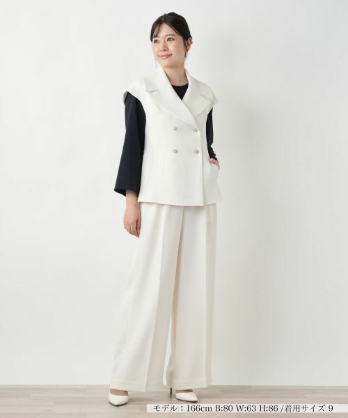 Leilian / レリアン テーラードジャケット | 【店舗人気】ダブルボタンベスト | 詳細4