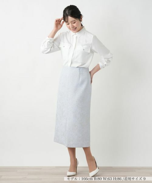 Leilian / レリアン シャツ・ブラウス | 【店舗人気】比翼ブラウス | 詳細1