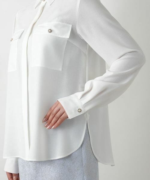 Leilian / レリアン シャツ・ブラウス | 【店舗人気】比翼ブラウス | 詳細10