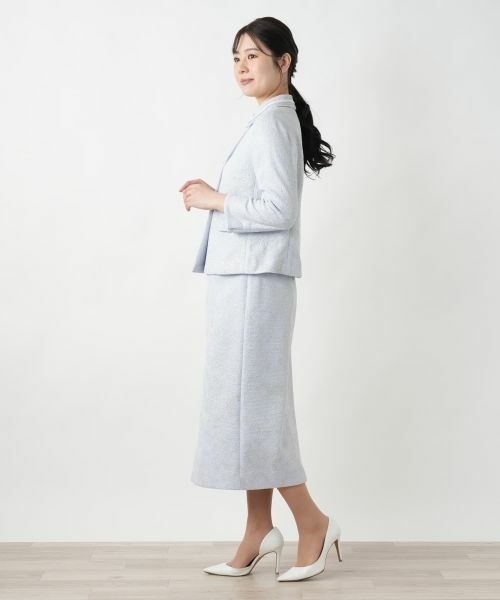 Leilian / レリアン ミニ・ひざ丈スカート | ラメタイトスカート | 詳細2