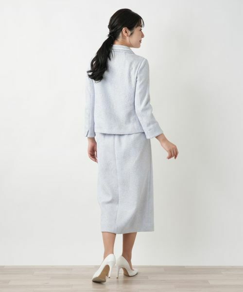 Leilian / レリアン ミニ・ひざ丈スカート | ラメタイトスカート | 詳細3