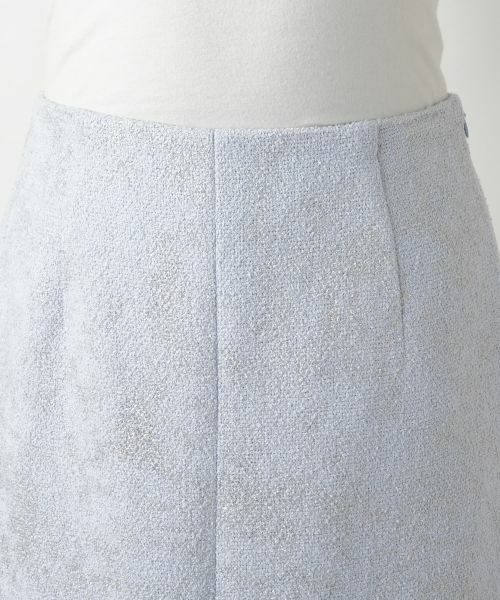 Leilian / レリアン ミニ・ひざ丈スカート | ラメタイトスカート | 詳細7