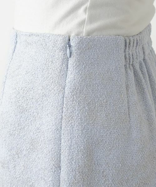 Leilian / レリアン ミニ・ひざ丈スカート | ラメタイトスカート | 詳細8