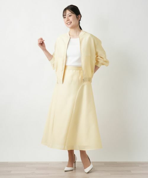 Leilian / レリアン ミニ・ひざ丈スカート | フレアスカート | 詳細1