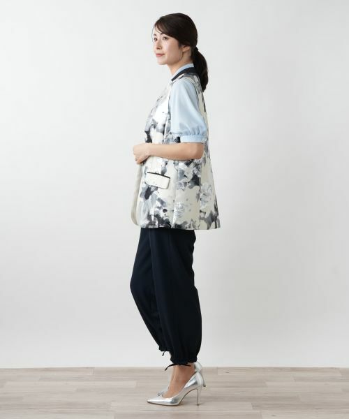 Leilian / レリアン テーラードジャケット | フラワー柄カラーベスト | 詳細2