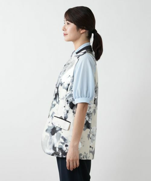 Leilian / レリアン テーラードジャケット | フラワー柄カラーベスト | 詳細5