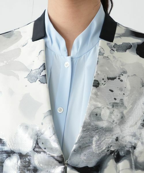 Leilian / レリアン テーラードジャケット | フラワー柄カラーベスト | 詳細7